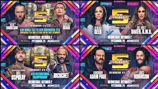 AEW Dynamite 21024 2 oct 24 FULL SHOW HIGHLIGHTS HD AEW AEWDynamite AEWDynamiteHIGHLIGHTS [upl. by Malley]