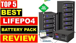 BEST Lifepo4 48V Battery Pack In 2024  TOP 5 BEST LiFePO4 Battery Review [upl. by Edrea104]