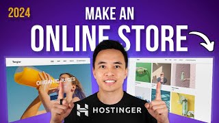 How to Make an Online Store in Hostinger  eCommerce Tutorial 2024 [upl. by Enneiluj]