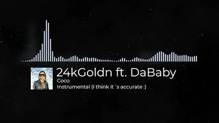 24kGoldn  Coco ft DaBaby Instrumental [upl. by Chace]