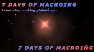 7 DAYS OF MACROING IN SOLS RNG so many GLOBALS [upl. by Helbon702]