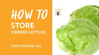 EP3 How to store Iceberg Lettuce [upl. by Llertnor]