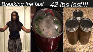 Breaking my 40 day water fast Transformation pictures included I also talk about post fast plans [upl. by Kyla]