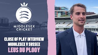 CLOSE OF PLAY INTERVIEW  LEUS DU PLOOY [upl. by Amer]