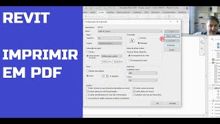Revit Aula sobre impressões no Revit como gerar arquivo pdf selo prancha [upl. by Spiegleman]