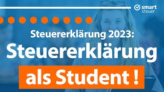 Steuererklärung als Student Steuererklärung 2023 selber machen Studentensteuererklärung Anleitung [upl. by Wilbur318]