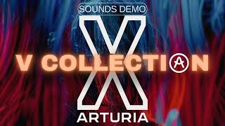 Arturia VCOLLECTION X  Sounds Demo No Talking ​⁠ArturiaOfficial arturia vcollection [upl. by Lyrac]