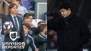 Matías Almeyda vs Wilmer Cabrera choque de mundialistas sudamericanos en Texas [upl. by Ailin24]