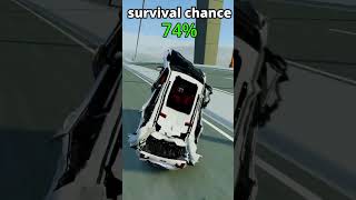 cars vs big broken bridge survival chance beamng drive [upl. by Inahs]