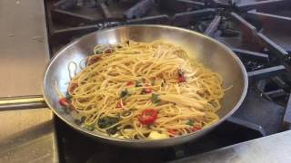 Spaghetti with Flavors of Sicily  Chef Lorenzo Boni [upl. by Erland496]