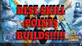 MILLION LORDS Best Ways to Use Your Skill Points [upl. by Hutton768]