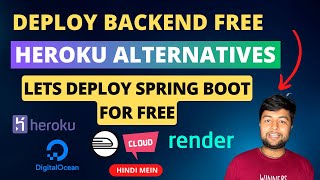 🔥Alternative to Heroku Cloud for Spring Boot  Deploying Spring Boot for free  Hindi [upl. by Nahsyar]