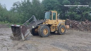 Penobscot County deputies searching for front end loader reported stolen from Clifton [upl. by Riaj]