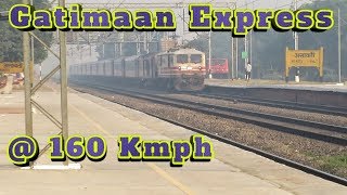 Gatimaan Express at Full Speed [upl. by Oiracam]