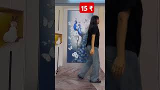 Why SelfAdhesive Wallpaper is Better Than Real Wallpaper shorts diy [upl. by Wilow145]