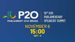 P20 SUMMIT G20 Parliamentary Forum [upl. by Vaclava320]