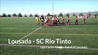 Lousada 2  3 SC Rio Tinto Sub8 [upl. by Gladine]