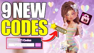 NEW CODES ROBLOX DRESS TO IMPRESS CODES OCTOBER 2024  DTI CODES  DTI UPDATE [upl. by Akkire]