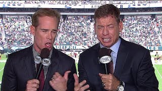 NFL Funniest Announcer Moments [upl. by Atnauqahs]