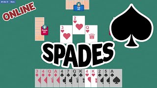 Spades online  Free card game [upl. by Avrom]