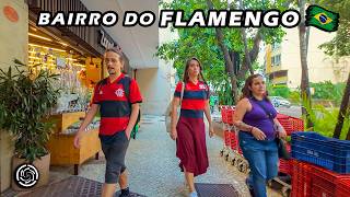 FLAMENGO NEIGHBORHOOD — Rio de Janeiro 🇧🇷 Brazil — 2024 【 4K UHD 】 [upl. by Eetnwahs]