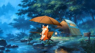 Night Fishing In The Forest ️🎣 Lofi Dreamy Vibes ️🎣 Night Lofi Songs To Calm Down And Feel Peaceful [upl. by Ynohtnanhoj947]