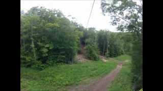 Guided Canopy ZipLine Tour at Mount Sunapee [upl. by Prima254]