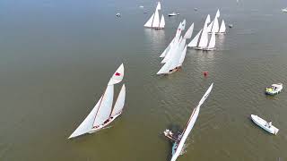 Race 1 Sailing Log Canoes at Chester River 7142024 [upl. by Marcie705]