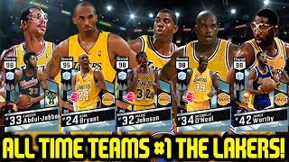 ALL TIME LAKERS TEAM 1 OF 30 WAY TOO OP NBA 2K17 MYTEAM ONLINE GAMEPLAY [upl. by Mloclam126]