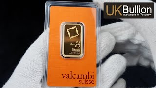 20g Valcambi Gold Bar I Buy Now [upl. by Ecnerat]