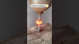 Friction welding of screws satisfyingvideo [upl. by Euqinna]