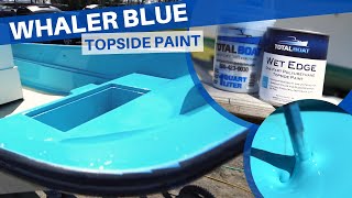 TotalBoat Boston Whaler Blue Wet Edge Topside Paint [upl. by Aneeled699]