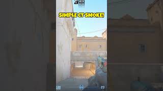 SIMPLE CT SMOKE shorts counterstrike cs2 dust2 [upl. by Rotciv]