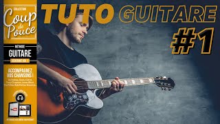 APPRENDRE LA GUITARE ACOUSTIQUE 1  Les premières notes [upl. by Anayek]