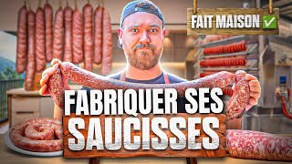 Comment Fabriquer ses SAUCISSES Maison [upl. by Harlin]