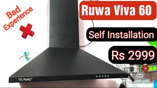 Ruwa Viva 60 Chimney  Kitchen Chimney  Chimney Under 5000 [upl. by Anhcar]