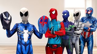 SUPERHEROs Story  Whos The FAKE White SpiderMan  New Character Live Action [upl. by Ahseket]