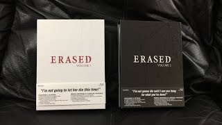 DUAL UNBOXING  ERASED Bluray Limited Edition Boxset  Vol 1 amp Vol 2 [upl. by Melisse]