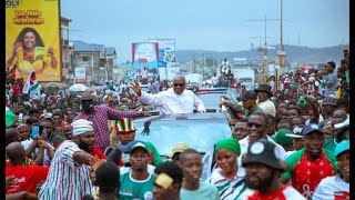 WOW KINTAMPO NORTH MASSIVELY RECEIVES JOHN DRAMANI MAHAMA IN BONO EAST CAMPAIGN TOUR TODAY [upl. by Regni]