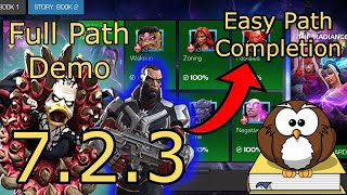 Full Run Through of 723 Footsies  Easy Path  2024  MCOC [upl. by Trueblood]