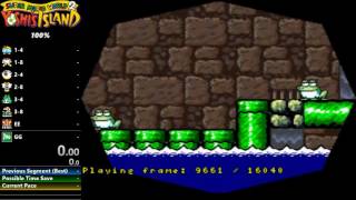 Yoshis Island SMW2 Hack 28 100 in 356  TAS [upl. by Patton]