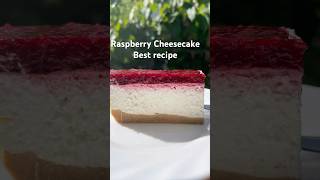 Raspberry Cheesecake homemade delicious cheesecake easyrecipe [upl. by Torrance]