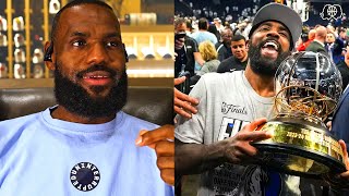 LeBron James Opens Up About Kyrie Irving Making It Back to the NBA Finals [upl. by Toolis914]