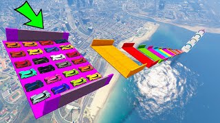 GTA 5 ONLINE 🐷 LA MIGLIOR MEGA RAMPA CON LA MIGLIOR VITTORIA  🐷 GARE 🐷 DAJE [upl. by Liana]