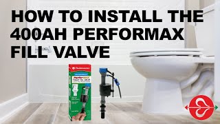 Get a Powerful Flush by Installing a Fluidmaster 400AH PerforMAX Toilet Fill Valve [upl. by Haymo]