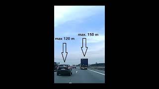 VOLVO Adaptive Cruise Control ACC  max radar range [upl. by Lehteb]