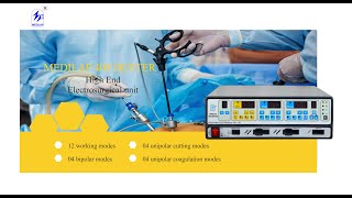 Electrosurgical Unit Demonstration Video  MEDILAP 400 Series [upl. by Tebor875]