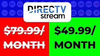 DEAL ALERT DIRECTV STREAM Cuts Price to 50Month Ahead of NFL Season [upl. by Eidna]