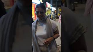 Kajol nails the airport look daughter nysa spotted with mask kajol nysadevgan viral bollywood [upl. by Ylek]