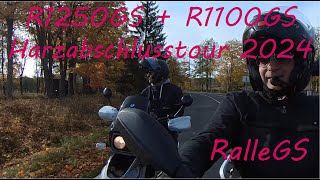 Harzabschlusstour 2024 mit R1250GS  R1100 GS [upl. by Anstus920]